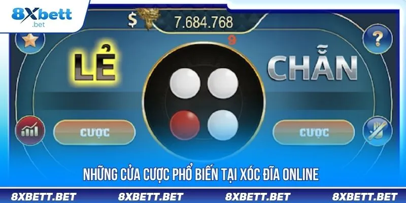 Xóc đĩa Trực Tuyến - Cách Chơi Đơn Giản, Thủ Thuật Tối Ưu 3 Những cửa cược phổ biến tại xóc đĩa online